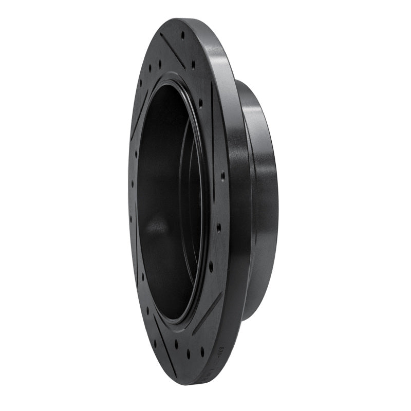 R1 Concepts R1 98-05 Mercedes-Benz ML320 Rear Left Drilled & Slotted Black Brake Rotor
