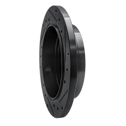 R1 Concepts R1 98-05 Mercedes-Benz ML320 Rear Left Drilled & Slotted Black Brake Rotor
