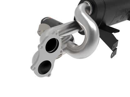aFe MACHForce XP 2.25in-2.5in 304SS Exhaust Cat-Back 20-22 Porsche Cayman GT4 (718) - Carbon Tips
