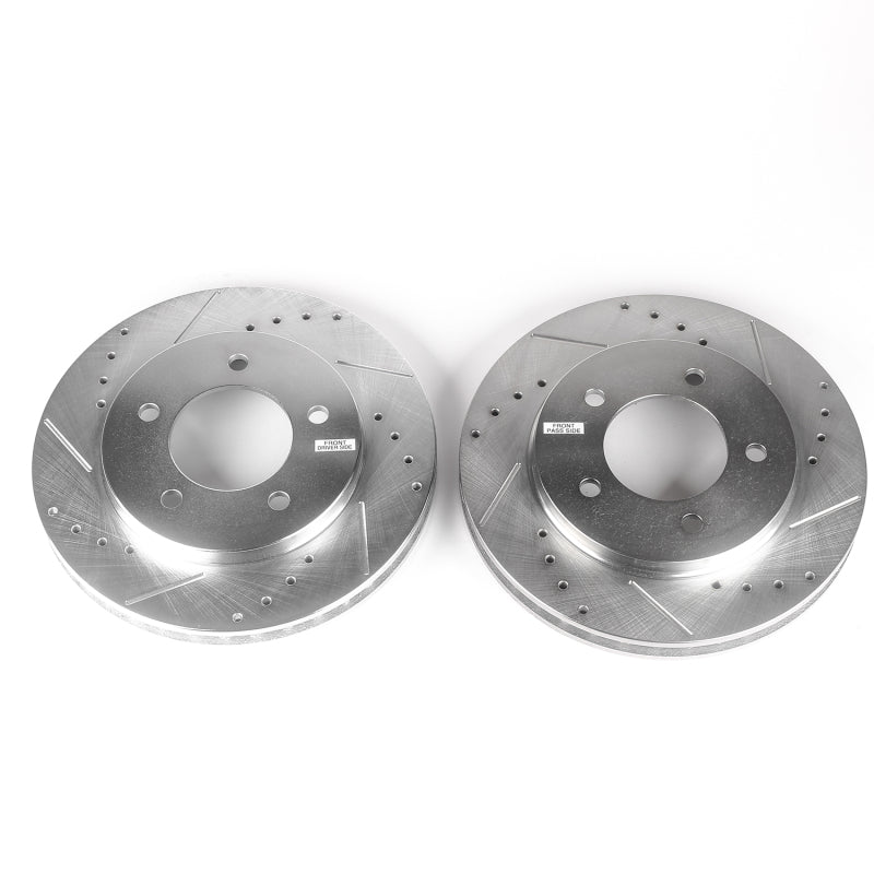 PowerStop Power Stop 97-02 Ford Expedition Front Evolution Drilled & Slotted Rotors - Pair