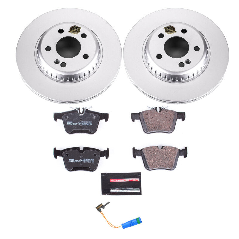 PowerStop Power Stop 2018 Mercedes-Benz C350e Rear Euro-Stop Brake Kit