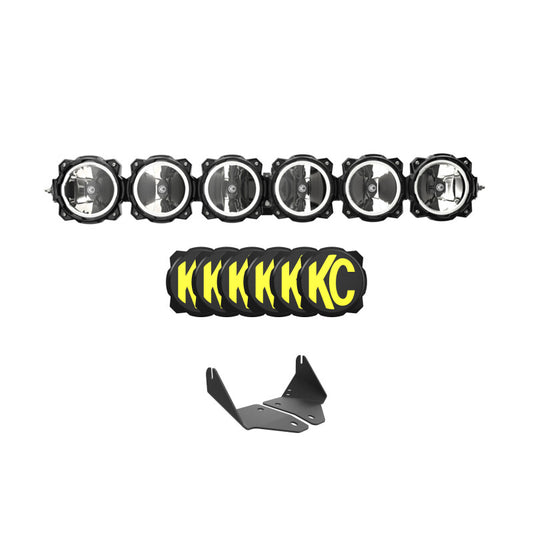 KC HiLiTES 2020+ Polaris RZR Turbo R/Pro XP 39in. Pro6 Gravity LED 6-Light 120w Combo Beam