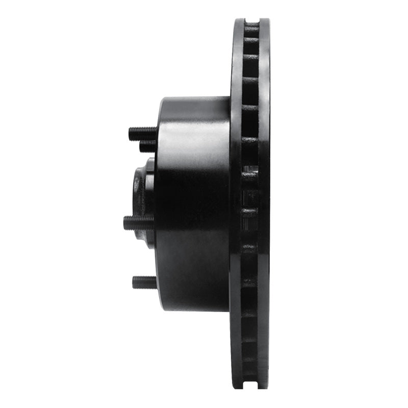 R1 Concepts R1 67-74 Buick Gran Sport Front Left Drilled & Slotted Black Brake Rotor