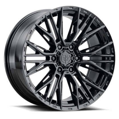 MTX Wheels MTX Gangstar Gloss Black 20x10in / 6x139.7 BP / -18mm Offset / 106.1mm Bore