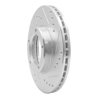 R1 Concepts R1 89-08 Toyota Hilux (Mexico) Front Right Drilled & Slotted Silver Brake Rotor
