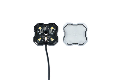 Diode Dynamics Stage Series Single Color LED Rock Light - Blue M8 (2-pack)