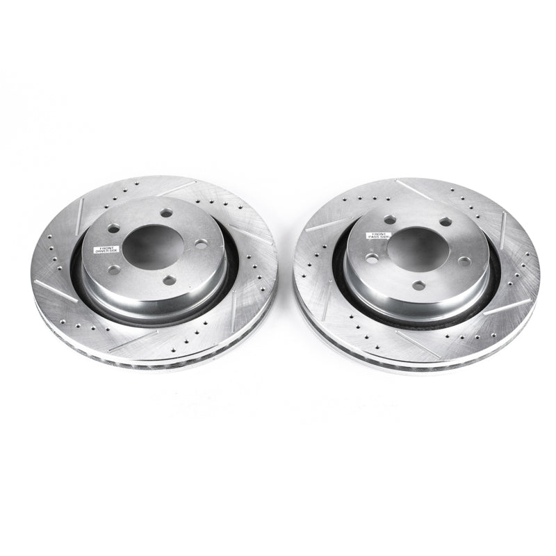 PowerStop Power Stop 99-04 Chrysler 300M Front Evolution Drilled & Slotted Rotors - Pair
