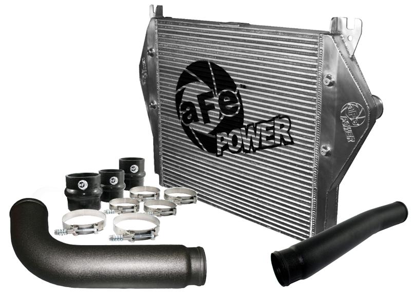 aFe BladeRunner 3in Red Intercooler Tubes Hot & Cold Side Kit for 13-14 Dodge RAM Diesel 6.7L (td)
