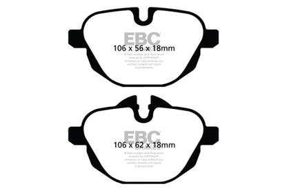 EBC 14-20 BMW i8 Bluestuff Rear Brake Pads