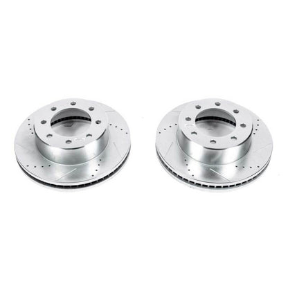 PowerStop Power Stop 19-22 Ram 3500 Rear Drilled & Slotted Rotor (Pair)