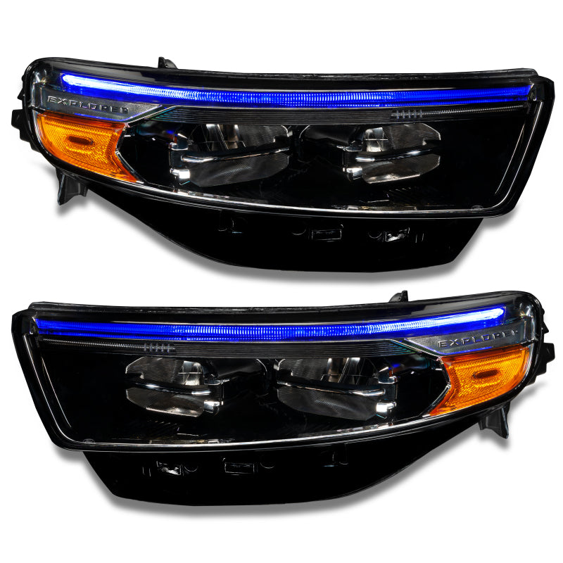 ORACLE Lighting Oracle 20-22 Ford Explorer Dynamic RGB Headlight DRL Upgrade Kit - ColorSHIFT - Dynamic