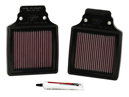 K&N Engineering K&N 00-06 Kawasaki ZX12R Ninja Replacement Air Filter (2 Per Box)