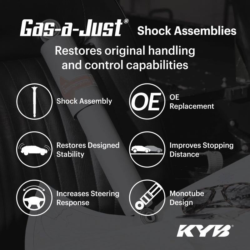 KYB 16-19 Ford Escape Gas-a-Just Shock Assembly - Rear