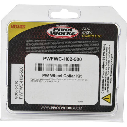 Pivot Works 97-01 Honda CR125R Front Waterproof Wheel Spacer Kit