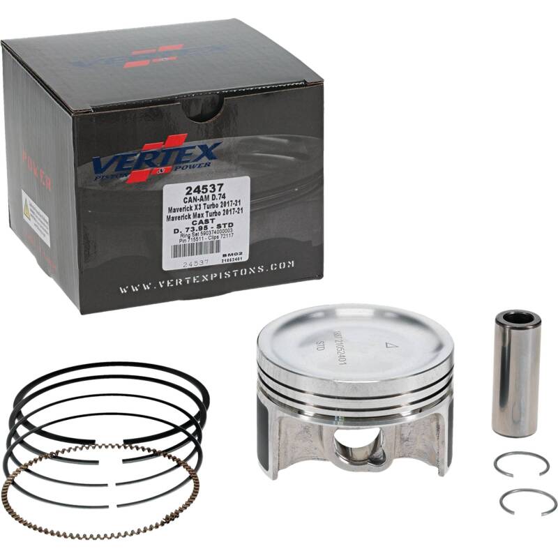 Vertex Pistons Vertex Piston 2017 Can-Am Maverick X3 900cc Cast Replica Piston Kit