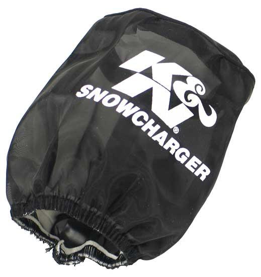 K&N Engineering K&N Filter Wrap Drycharger Oval Tapered Black - 3.75in Base I/S Width x 3in Top I/S Width x 4in H