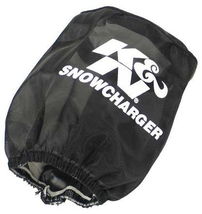 K&N Engineering K&N Filter Wrap Drycharger Oval Tapered Black - 3.75in Base I/S Width x 3in Top I/S Width x 4in H