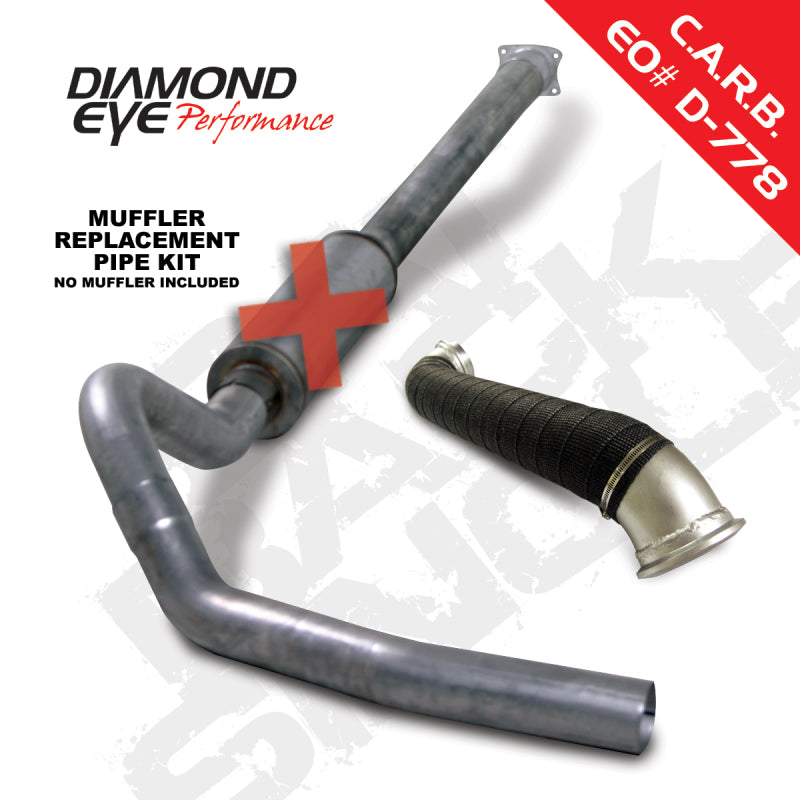 Diamond Eye Performance Diamond Eye KIT 4in Catback MRP Single w/ TDP SS 04-05 Chevy/GMC 6.6L Duramax 2500/3500