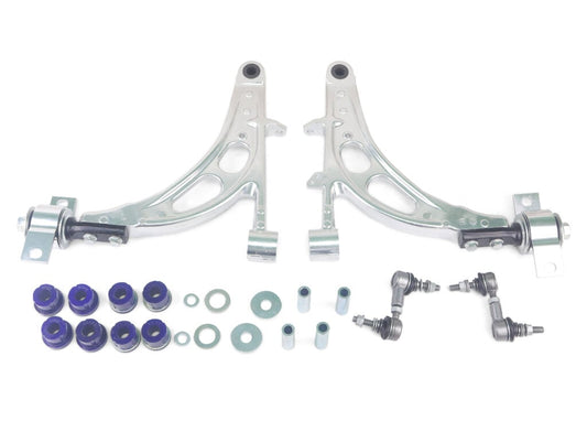 SuperPro ALOY0020K Alloy Front Lower Control Arm Kit - GC/GD Subaru Impreza WRX/STI (Anti-Lift, HD End Links)