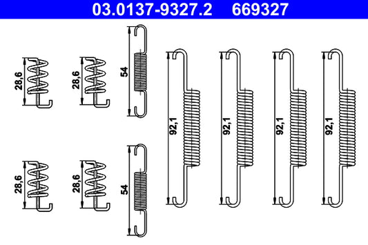 FERODO FSB4060 Parking Brake Brake Shoe Set