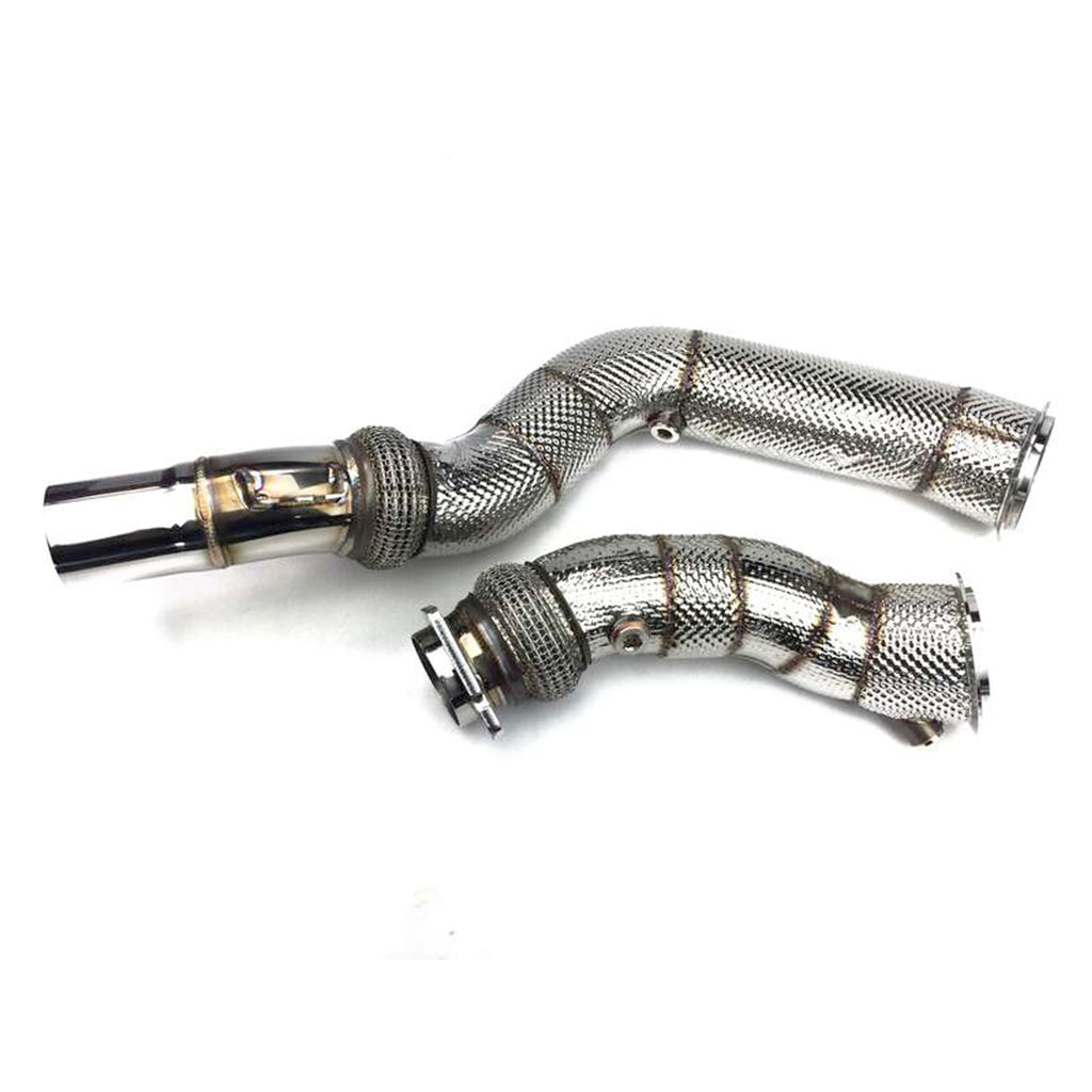 ARD 186631-01 CATLESS DOWNPIPE SET WITH HEAT SHIELD FOR BMW M3 (F80, F82) / M4 (F83)