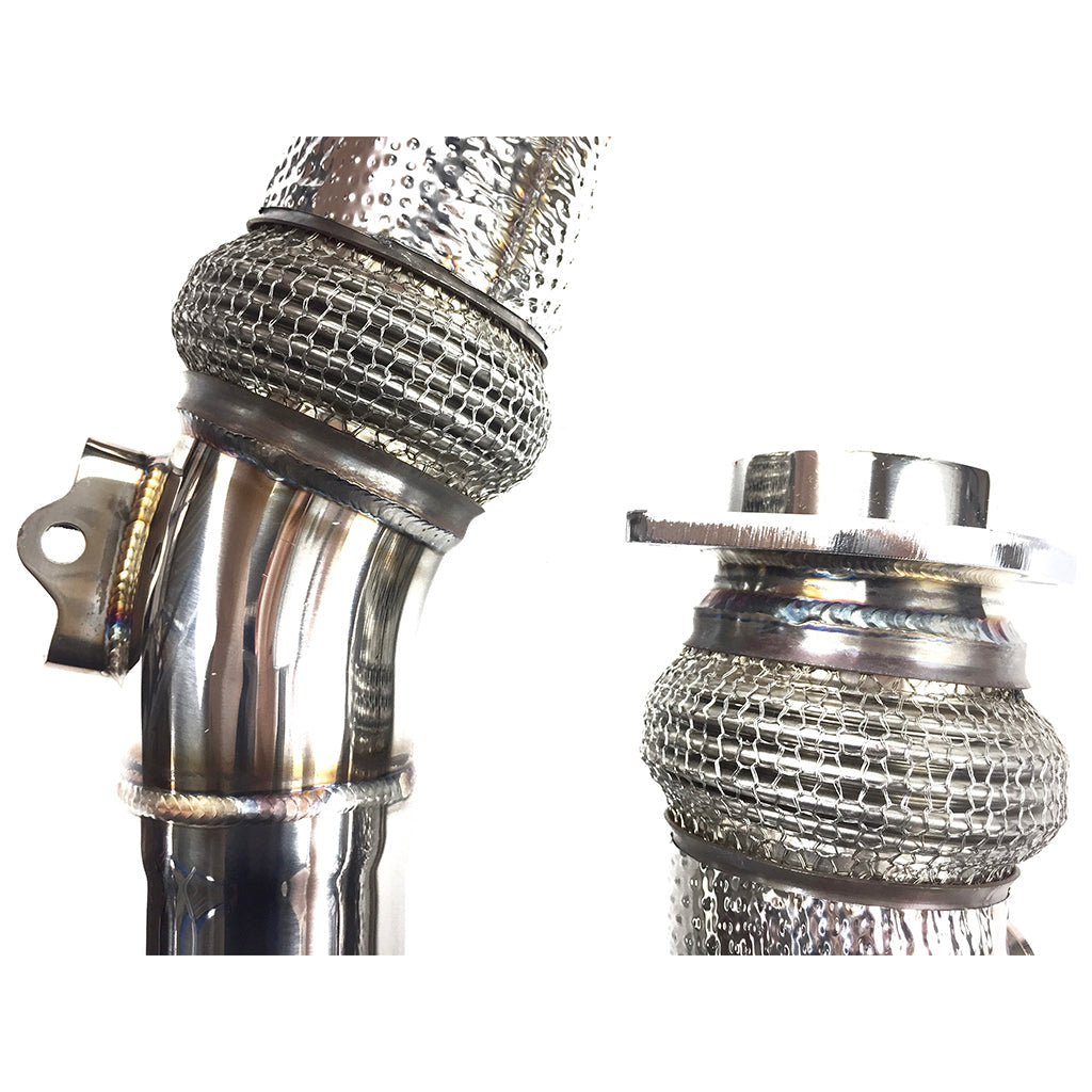 ARD 186631-01 CATLESS DOWNPIPE SET WITH HEAT SHIELD FOR BMW M3 (F80, F82) / M4 (F83)