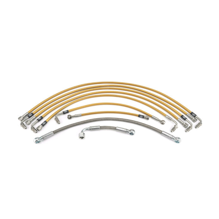 HEL Performance AUD-9-427-INJ Fuel Injector Lines Stainless Steel Braided