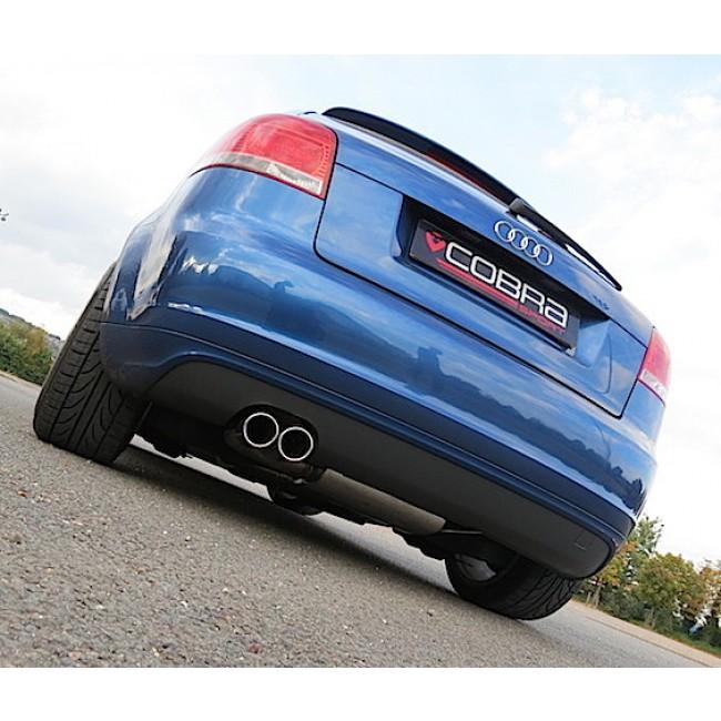 Cobra Exhaust Audi A3 (8P) 2.0 TFSI 2WD (5 Door Sportback) Turbo Back Performance Exhaust