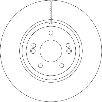 TRW MOTO DF6545S Brake Disc