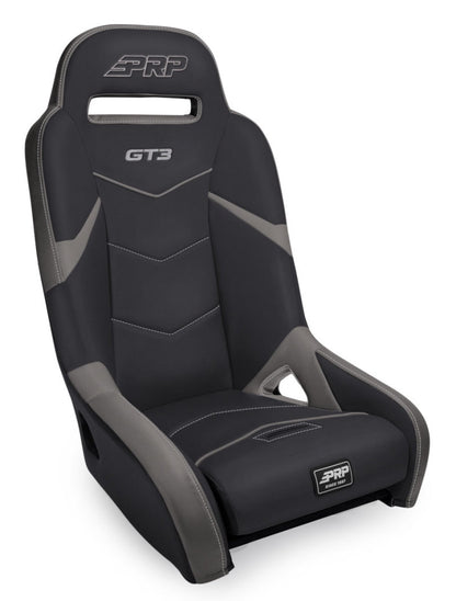 PRP Seats PRP GT3 Rear Suspension Seat- Black/Grey