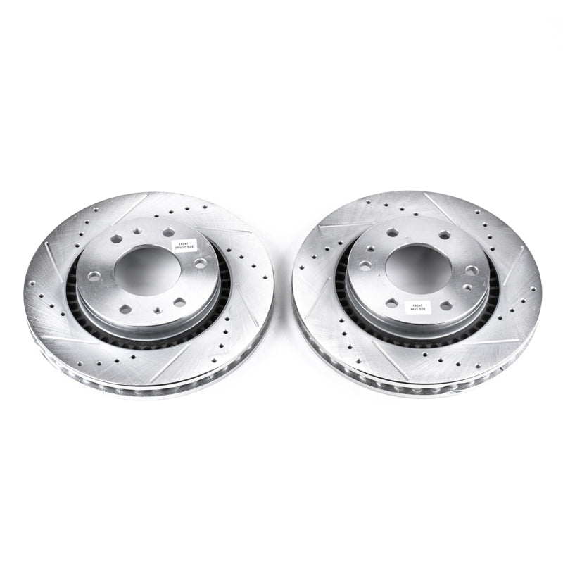 PowerStop Power Stop 06-07 Buick Rainier Front Evolution Drilled & Slotted Rotors - Pair
