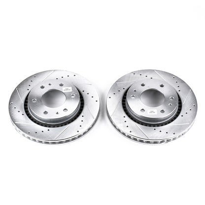 PowerStop Power Stop 06-07 Buick Rainier Front Evolution Drilled & Slotted Rotors - Pair