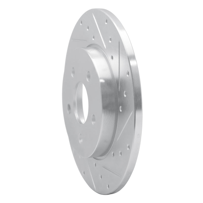 R1 Concepts R1 01-08 Ford Mondeo (Mexico) Rear Right Drilled & Slotted Silver Brake Rotor