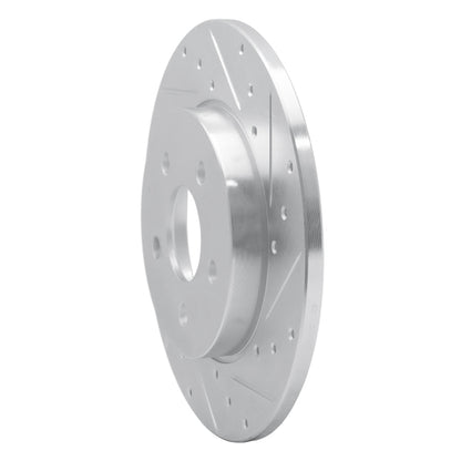 R1 Concepts R1 01-08 Ford Mondeo (Mexico) Rear Right Drilled & Slotted Silver Brake Rotor