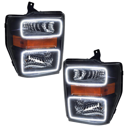 ORACLE Lighting Oracle 08-10 Ford F250/350 LED HL - Black - ColorSHIFT w/ Simple Controller