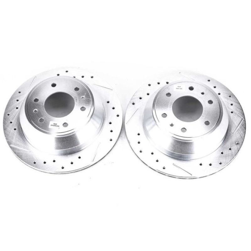 PowerStop Power Stop 04-07 Buick Rainier Rear Evolution Drilled & Slotted Rotors - Pair