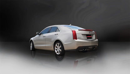 CORSA Performance Corsa 2013-2019 Cadillac ATS Sedan 2.0L A/T Black Sport Dual Rear Cat-Back Exhaust