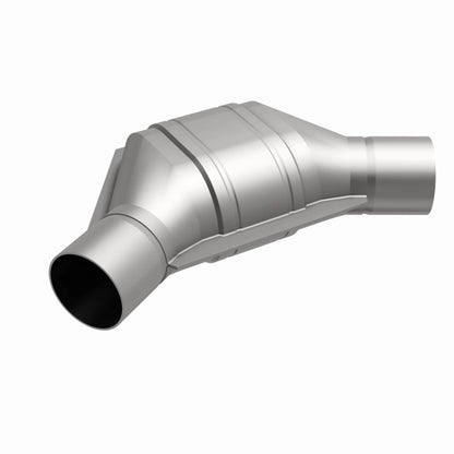 MagnaFlow Universal Catalytic Converter 2.00in Angled In/Out Frnt CA