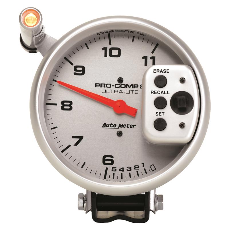 Autometer Ultra-Lite 5 inch 11000 RPM Dual Range w/ Shift-Lite and Memory Tach