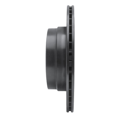 R1 Concepts R1 07-19 BMW X5 Rear Left Drilled & Slotted Black Brake Rotor