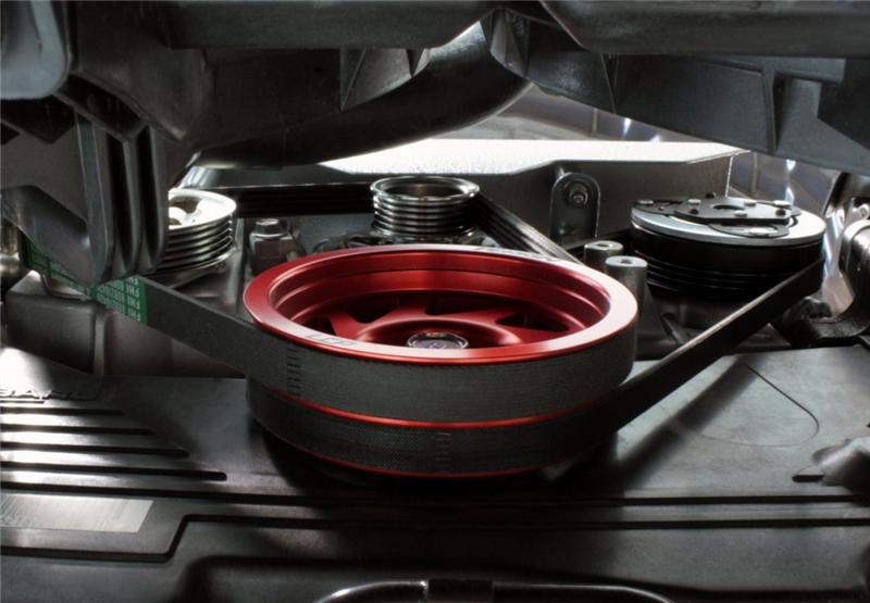 Perrin Performance PERRIN 93-14 Subaru Impreza (Incl. 02-14 WRX) / 04-21 STI Lightened Crank Pulley - Red