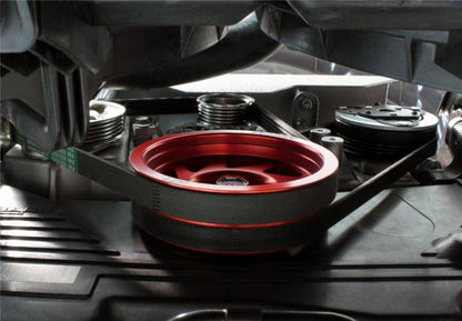 Perrin Performance PERRIN 93-14 Subaru Impreza (Incl. 02-14 WRX) / 04-21 STI Lightened Crank Pulley - Red