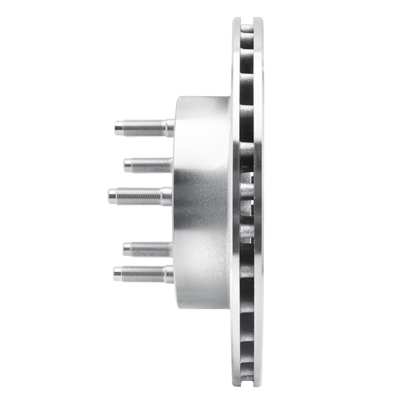 R1 Concepts R1 1990-1994 Ford Ranger (USA/Canada) Front Left Drilled & Slotted Silver Brake Rotor