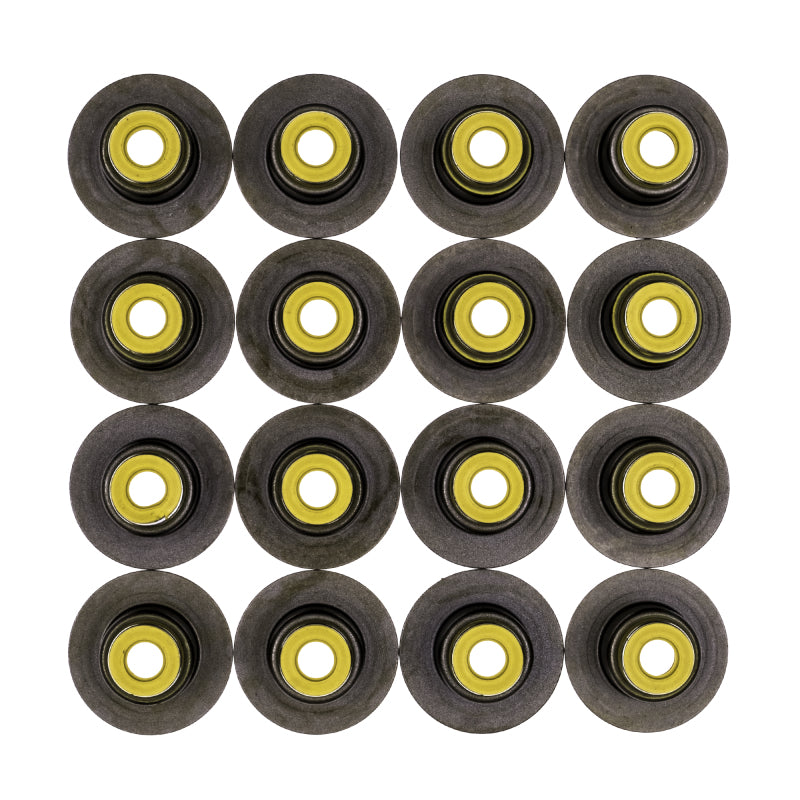 Cometic Gasket Cometic .265in x .500in x .635in x 1.126in Metal Jacket Valve Stem Seal - Yellow - 16 Pack