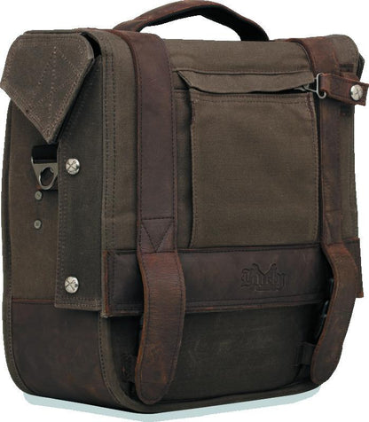 Burly Brand Voyager Saddlebag Each - Dark Oak