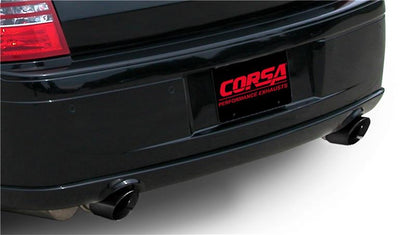 CORSA Performance Corsa 2005-2010 Dodge Charger SRT-8 6.1L V8 Black Xtreme Cat-Back Exhaust