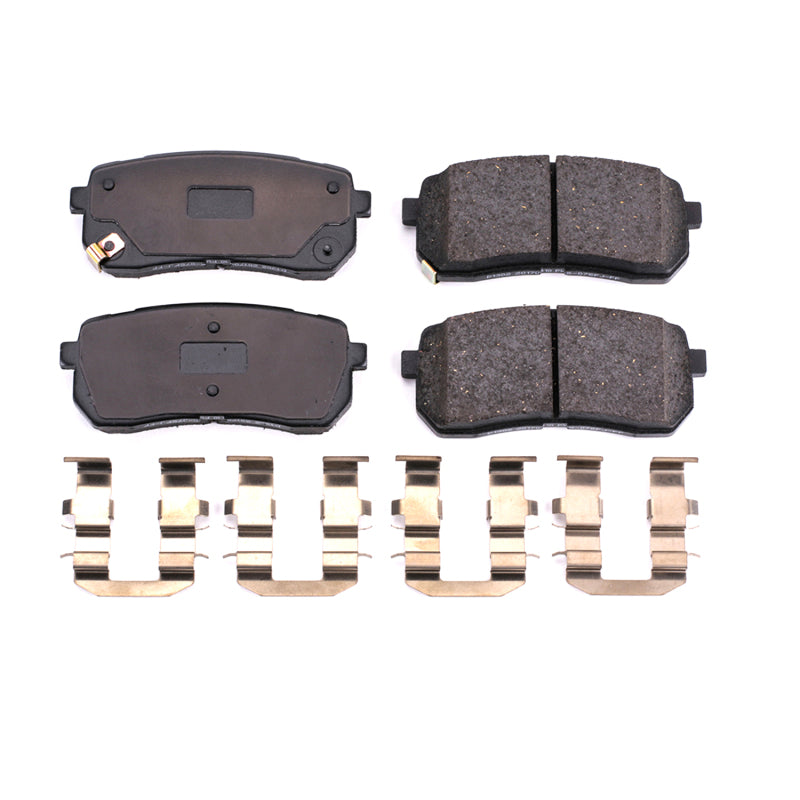 PowerStop Power Stop 07-12 Hyundai Veracruz Rear Z17 Evolution Ceramic Brake Pads w/Hardware