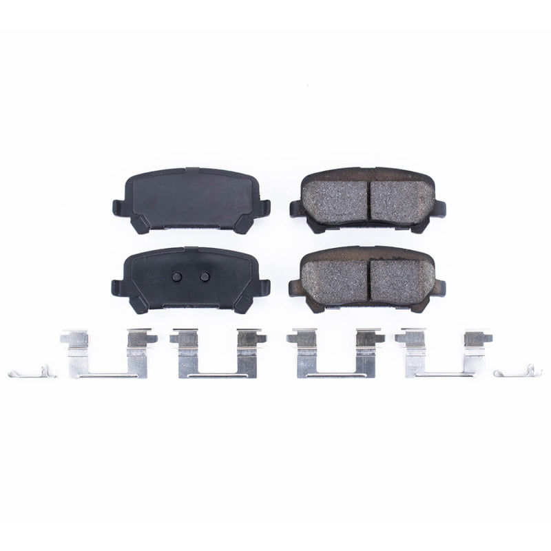 PowerStop Power Stop 15-19 Chevrolet Colorado Rear Z17 Evolution Ceramic Brake Pads w/Hardware