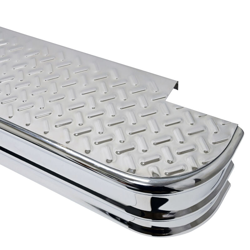 Westin/Fey 67-96 F-Series Style Side / 97-98 F-250/350 HD Diamondstep Universal Bumper - Chrome