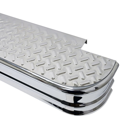 Westin/Fey 67-96 F-Series Style Side / 97-98 F-250/350 HD Diamondstep Universal Bumper - Chrome